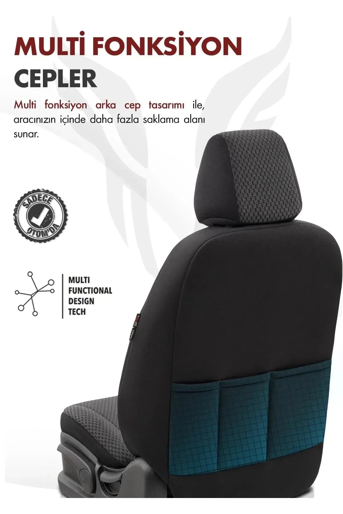 Otom Toro Design Ekstra Destekli Oto Koltuk Kılıfı - OtomBayi