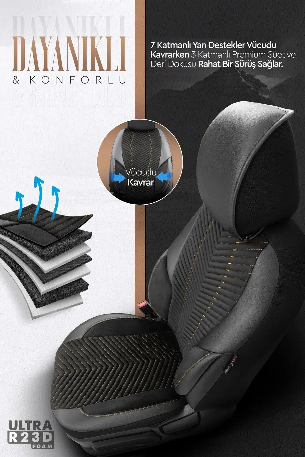 Otom Advanced Design Universal Babyface Oto Koltuk Kılıfı