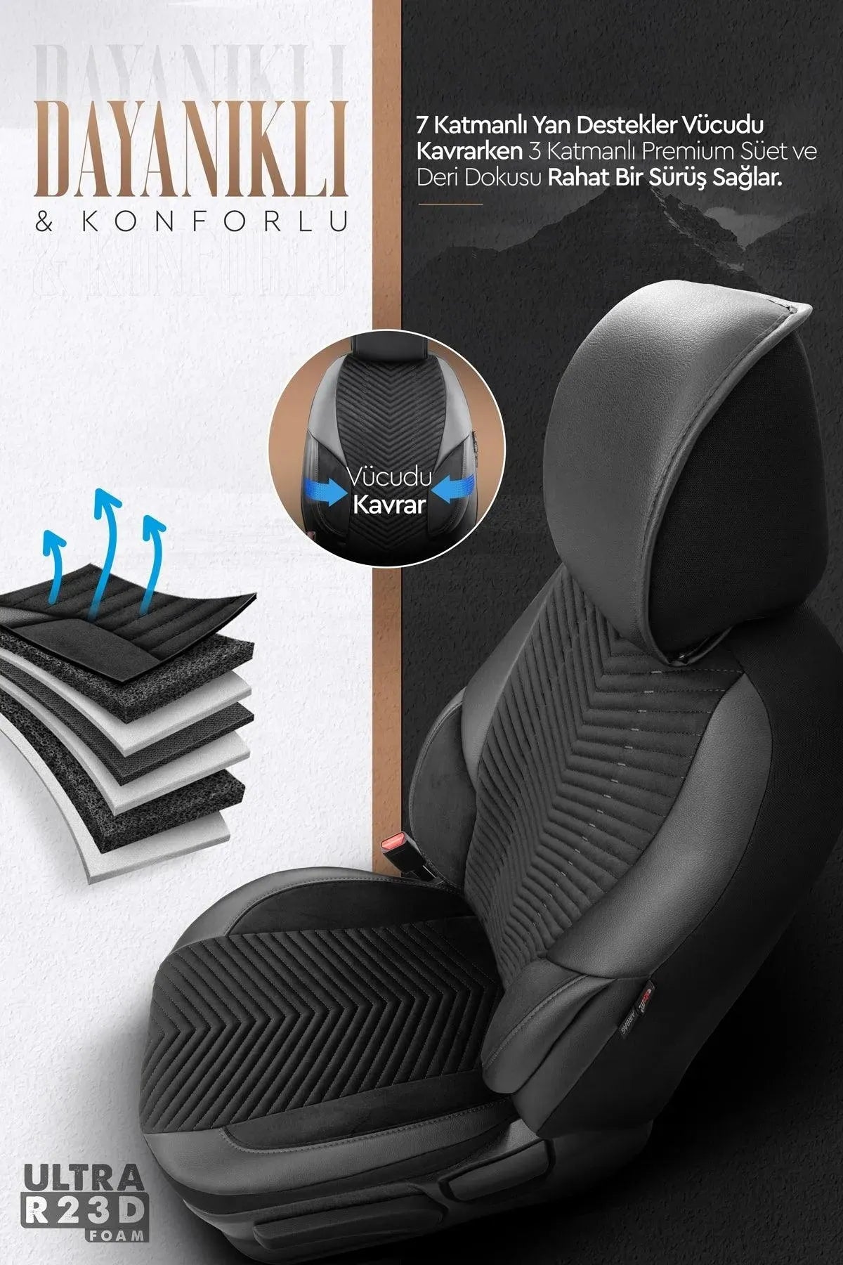 Otom Advanced Design Universal Babyface Oto Koltuk Kılıfı
