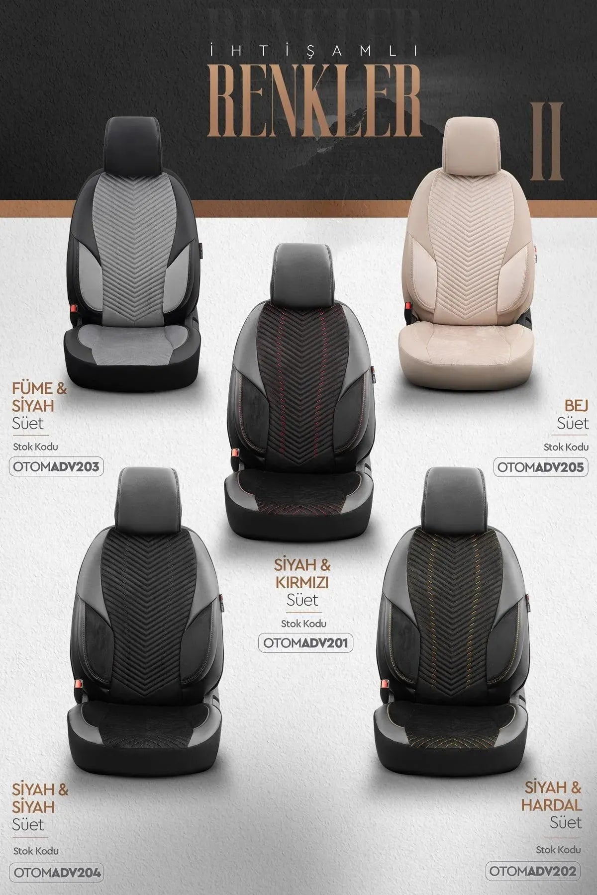 Otom Advanced Design Universal Babyface Oto Koltuk Kılıfı