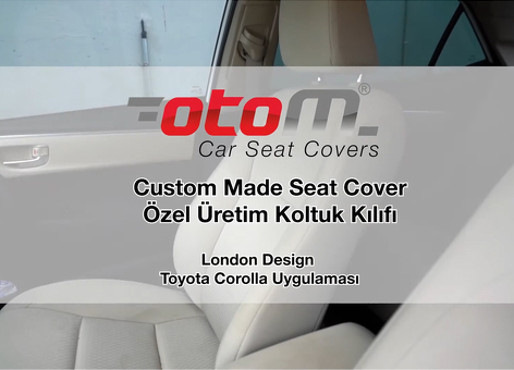 <center>Toyota Corolla Araca Özel Koltuk Kılıfı</br>Original Design</center>