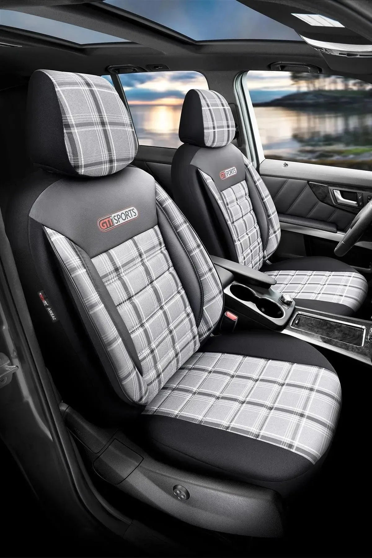 Otom Gti Sports Design Ekstra Destekli Oto Koltuk Kılıfı