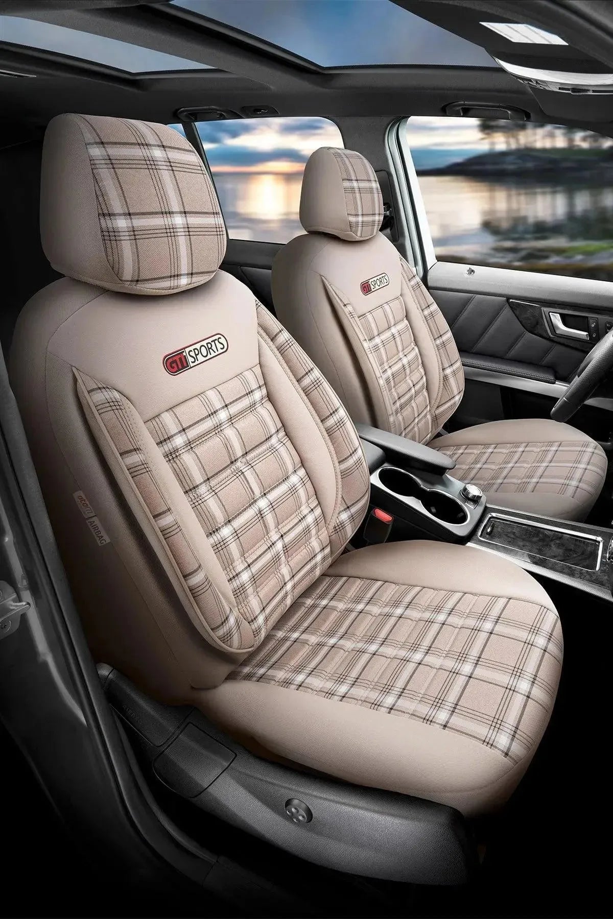 Otom Gti Sports Design Ekstra Destekli Oto Koltuk Kılıfı
