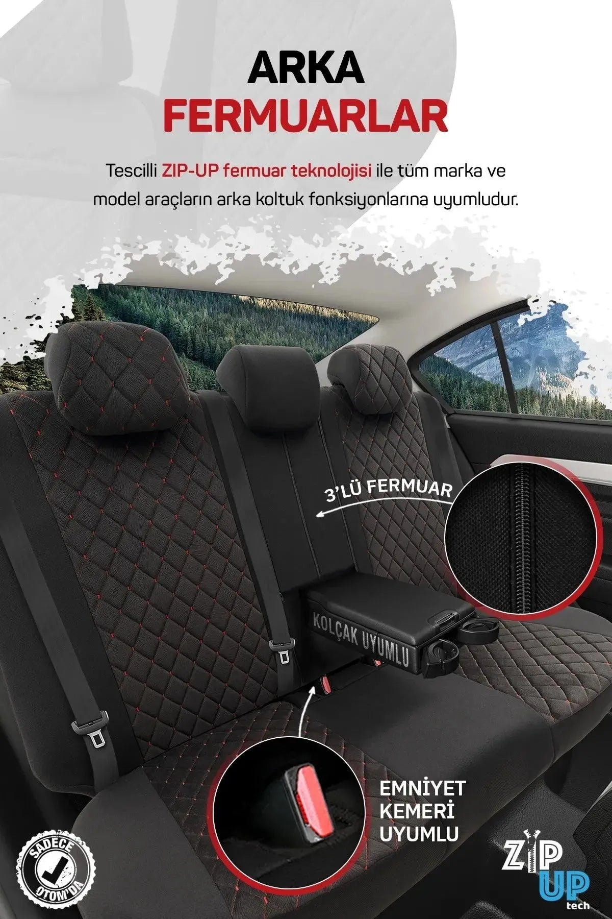 Otom Comfortline Vip Design Oto Koltuk Kılıfı