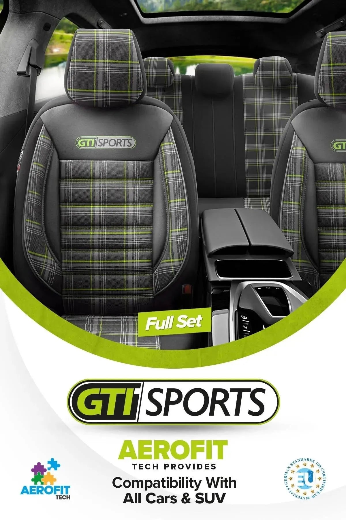 Otom Gti Sports Design Ekstra Destekli Oto Koltuk Kılıfı