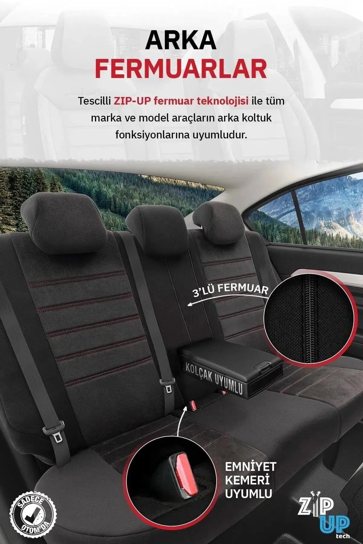 Otom Comfortline Design Premium Oto Koltuk Kılıfı