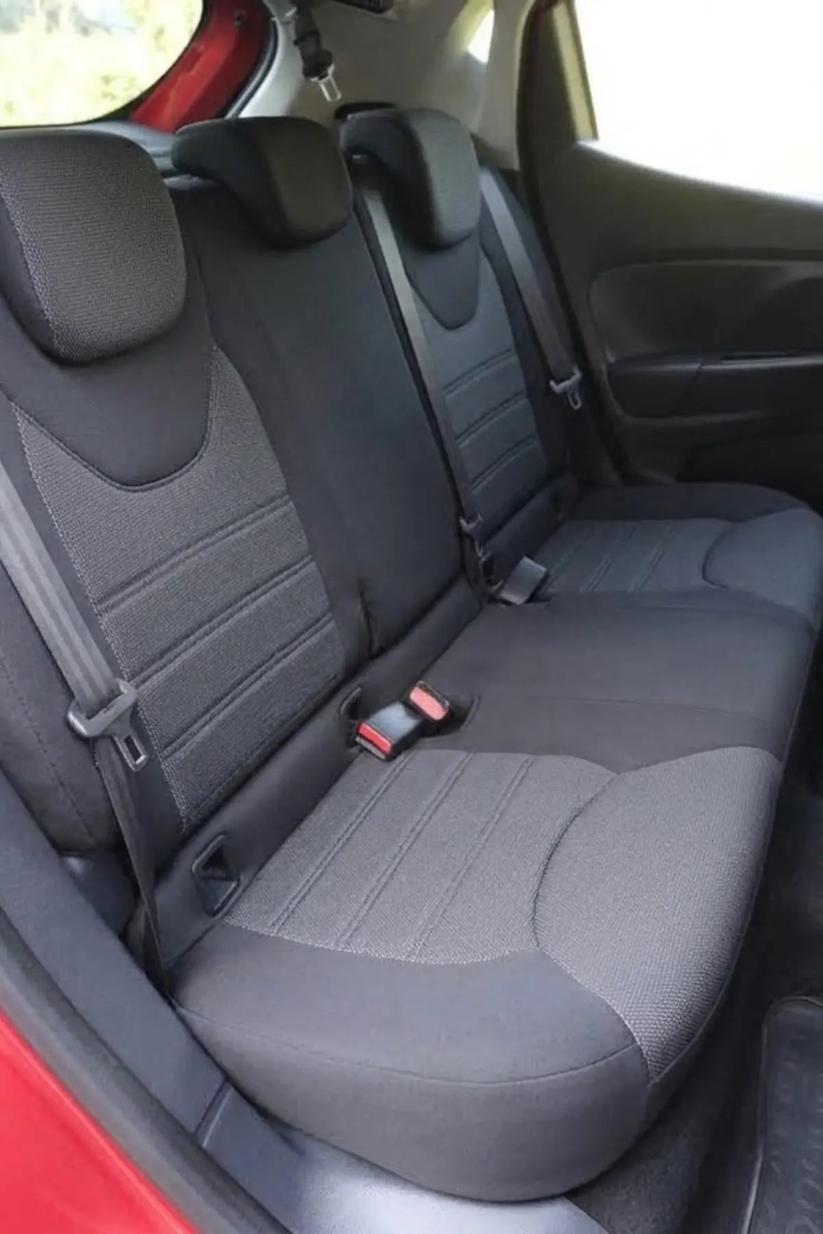 Araca Özel Koltuk Kılıfı Renault Clio  2013-2019 Original Design Siyah Siyah Siyah