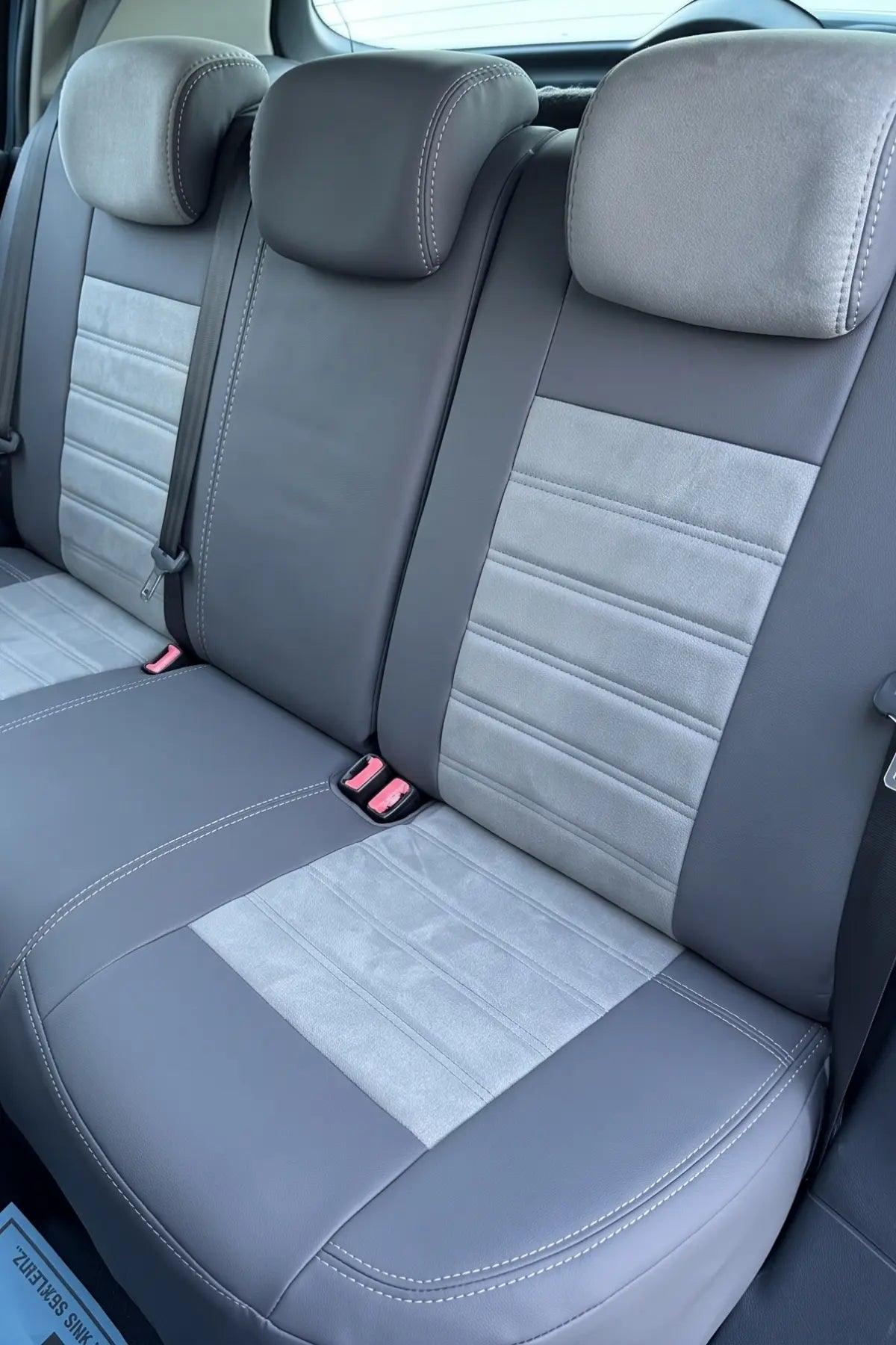 Araca Özel Koltuk Kılıfı - Renault Megane - 1996-2004 - London Design - Füme Füme Füme