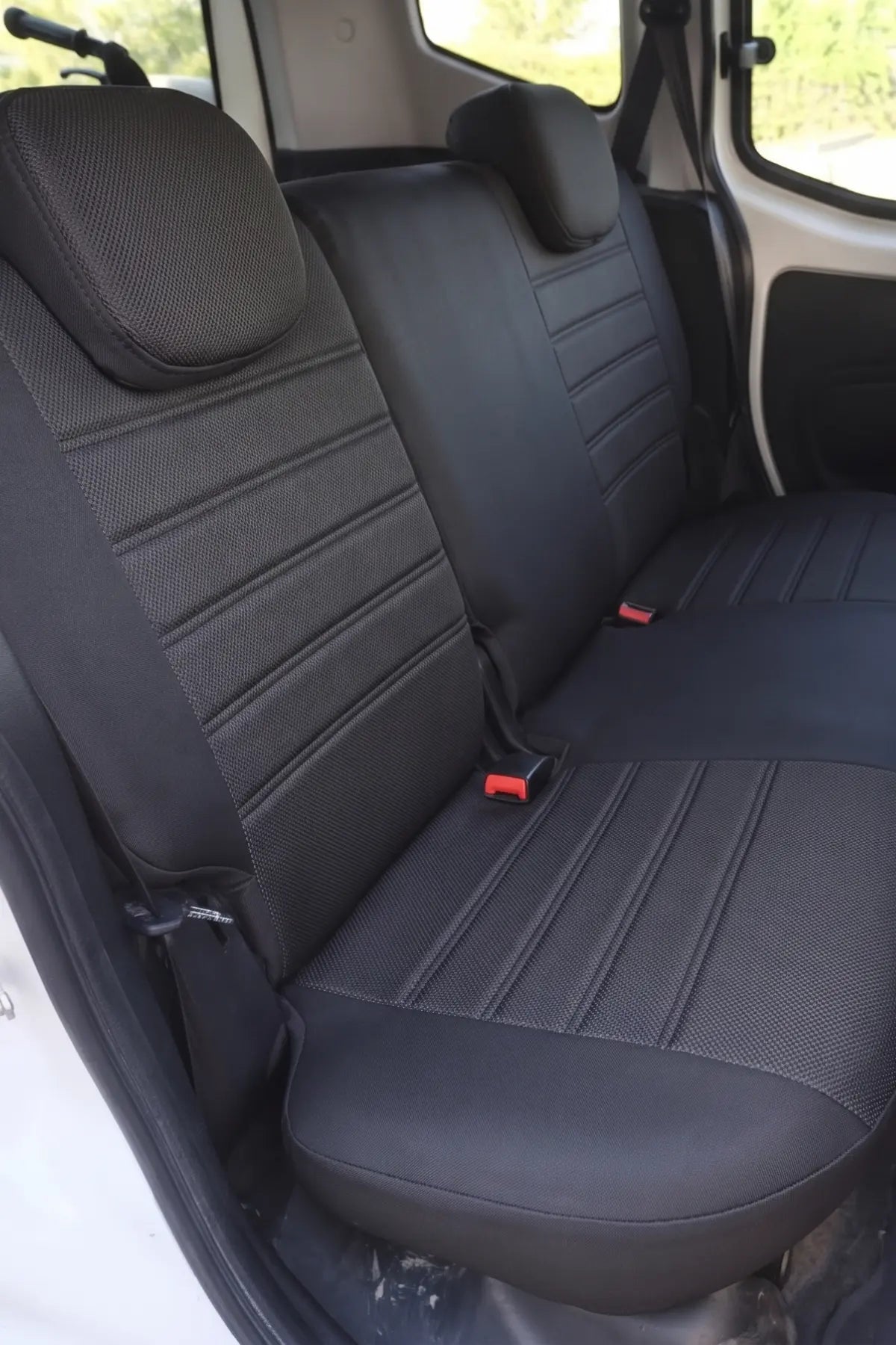 Fiat Fiorino 2008 Sonrası Araca Özel Koltuk Kılıfı Original Design Siyah Siyah Siyah