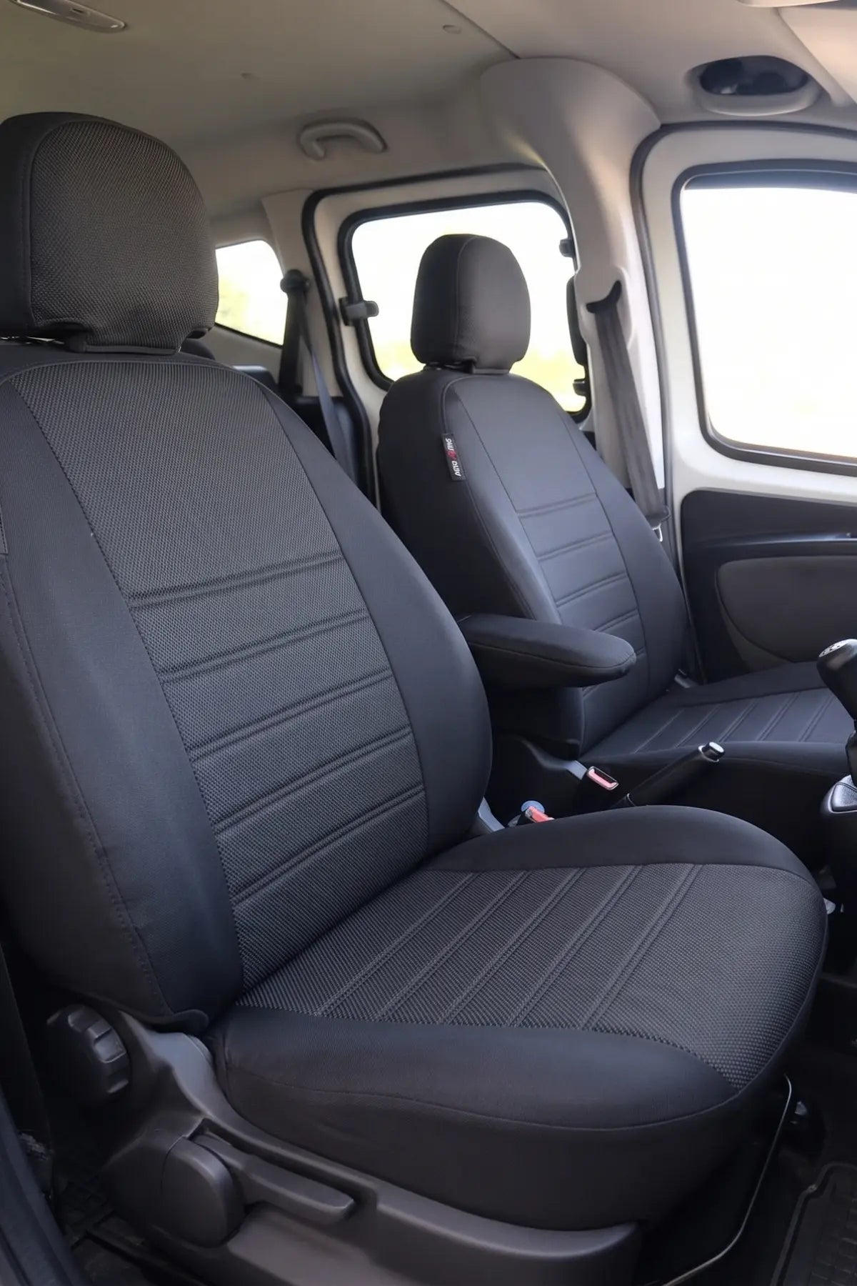 Fiat Fiorino 2008 Sonrası Araca Özel Koltuk Kılıfı Original Design Siyah Siyah Siyah
