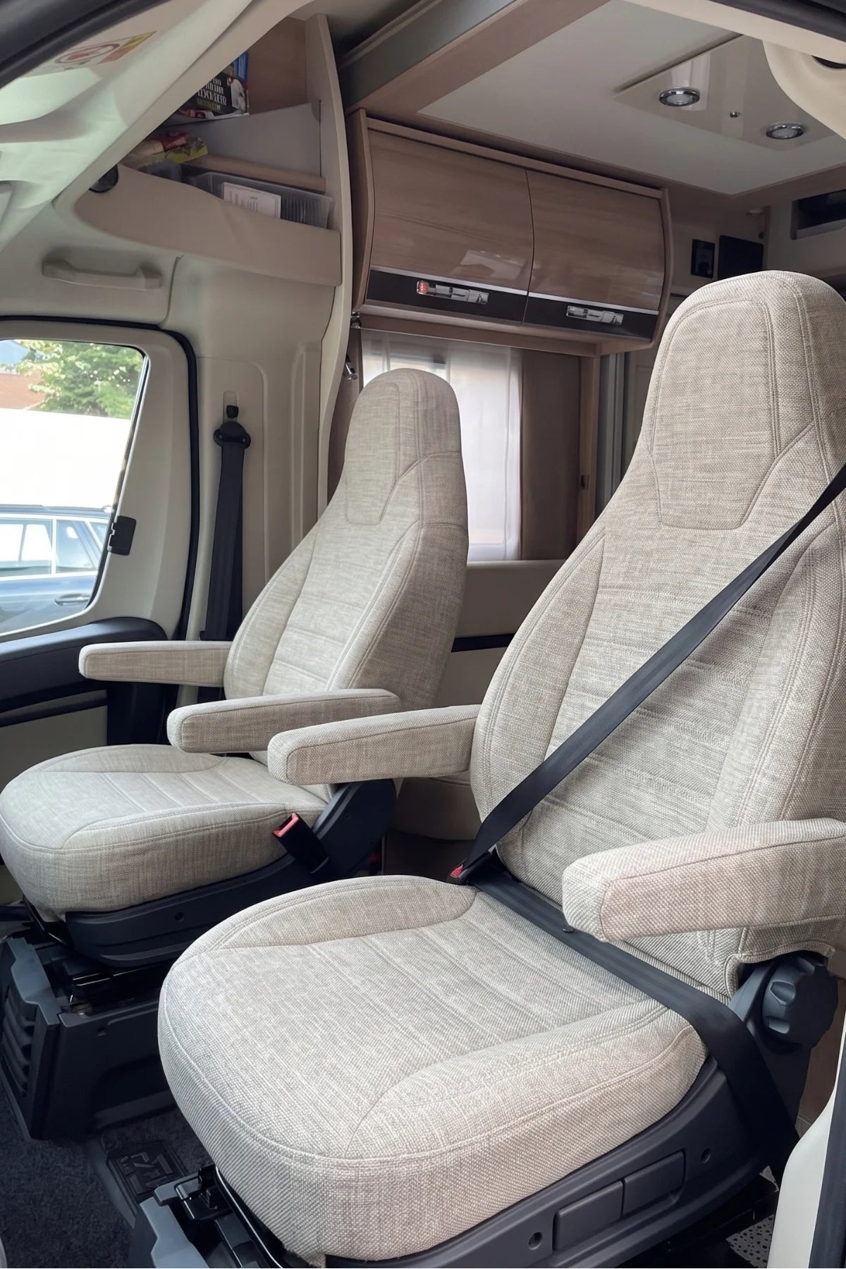 Fiat Ducato 2006 - 2014  Araca Özel Koltuk Kılıfı Only Cotton Design Bej Krem