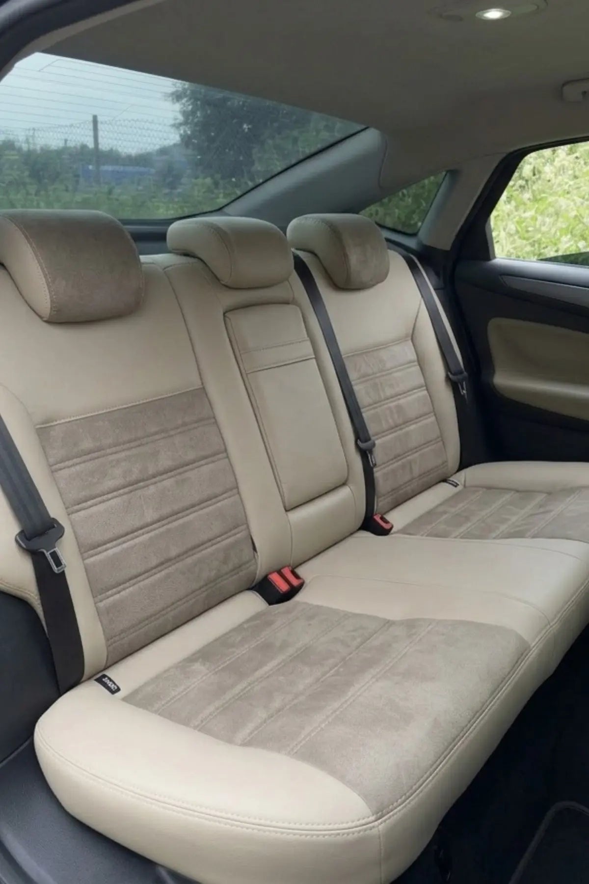 Ford Mondeo 2007-2014 Araca Özel Koltuk Kılıfı London Design Bej Bej Krem