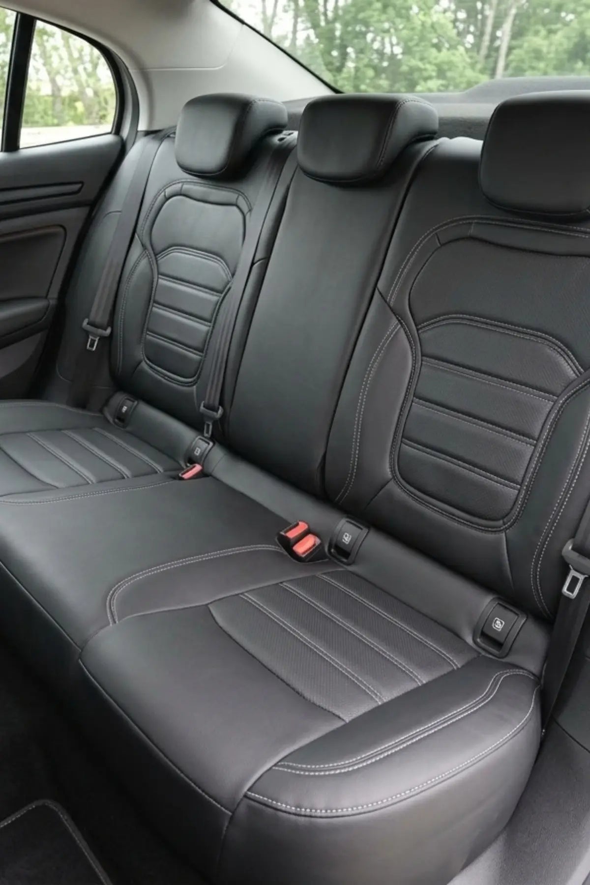 Renault Megane 2016 Sonrası Araca Özel Koltuk Kılıfı İstanbul Design Siyah Siyah Füme