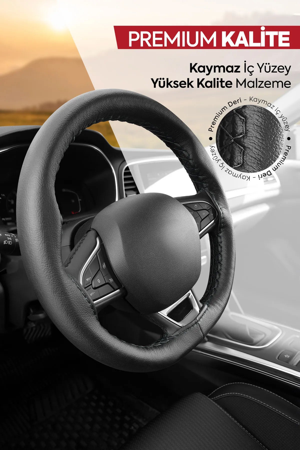 Dikişli Direksiyon Kılıfı