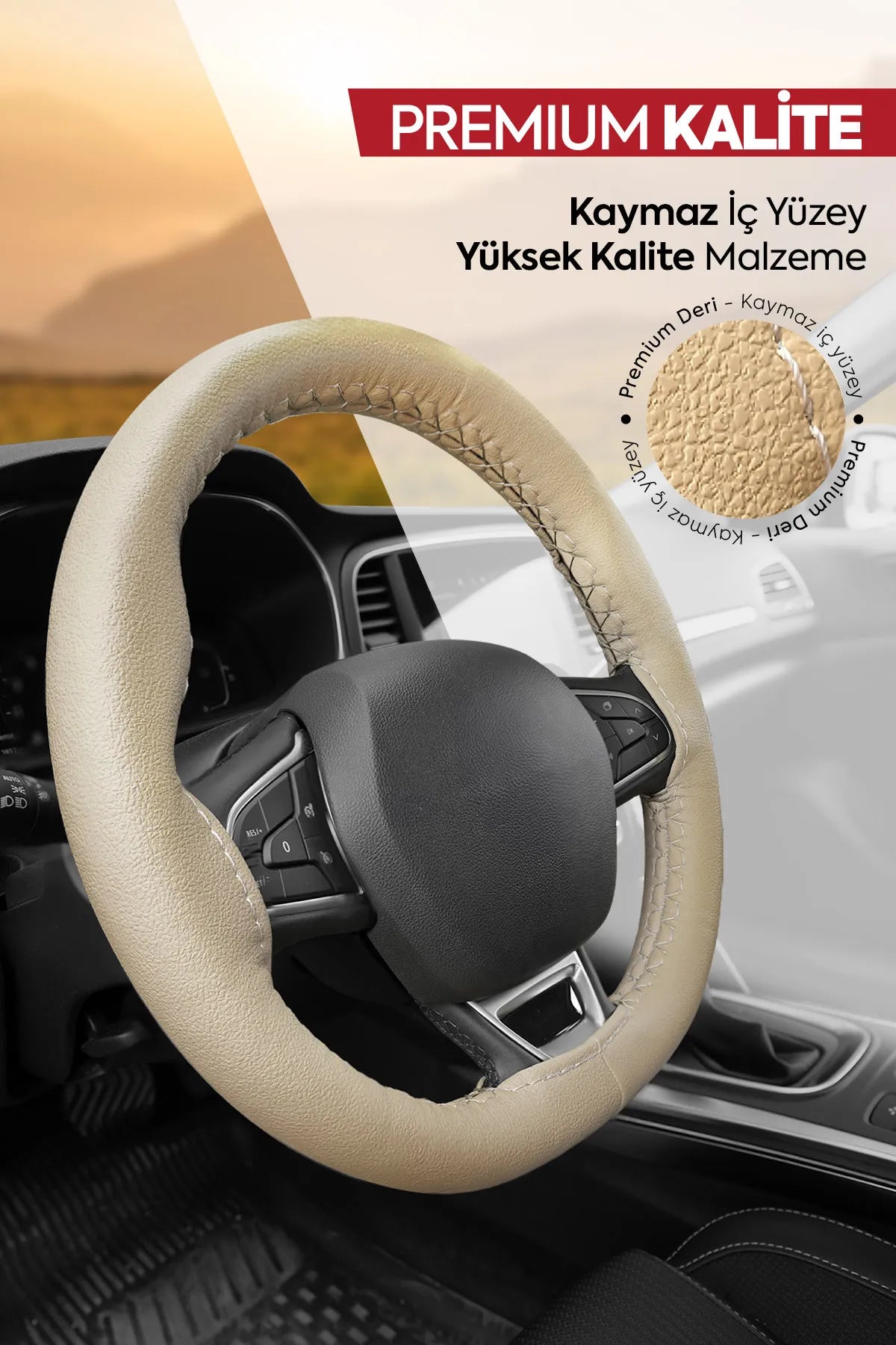 Dikişli Direksiyon Kılıfı