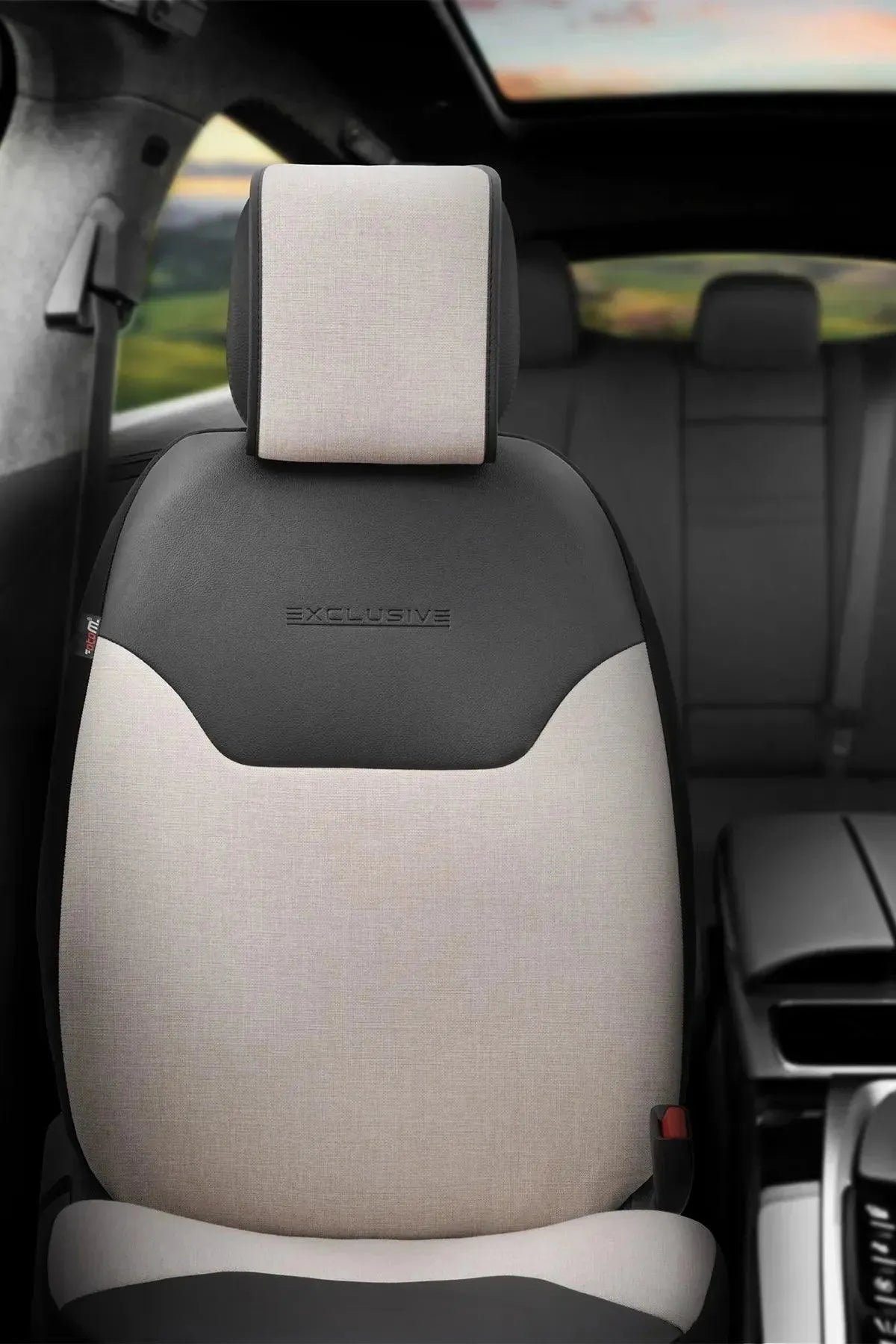 Otom Exclusive Koruyucu Oto Koltuk Minderi Premium Keten - OtomBayi