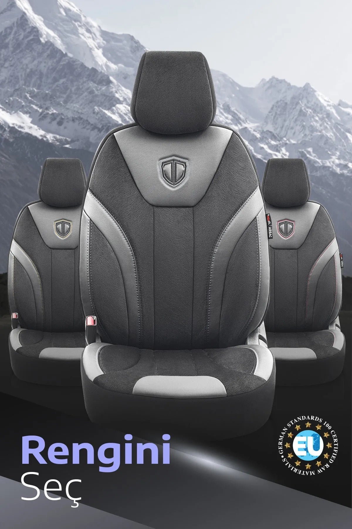 Otom Navy Design Özel Tasarım Premium Oto Koltuk Kılıfı Tam Set - OtomBayi