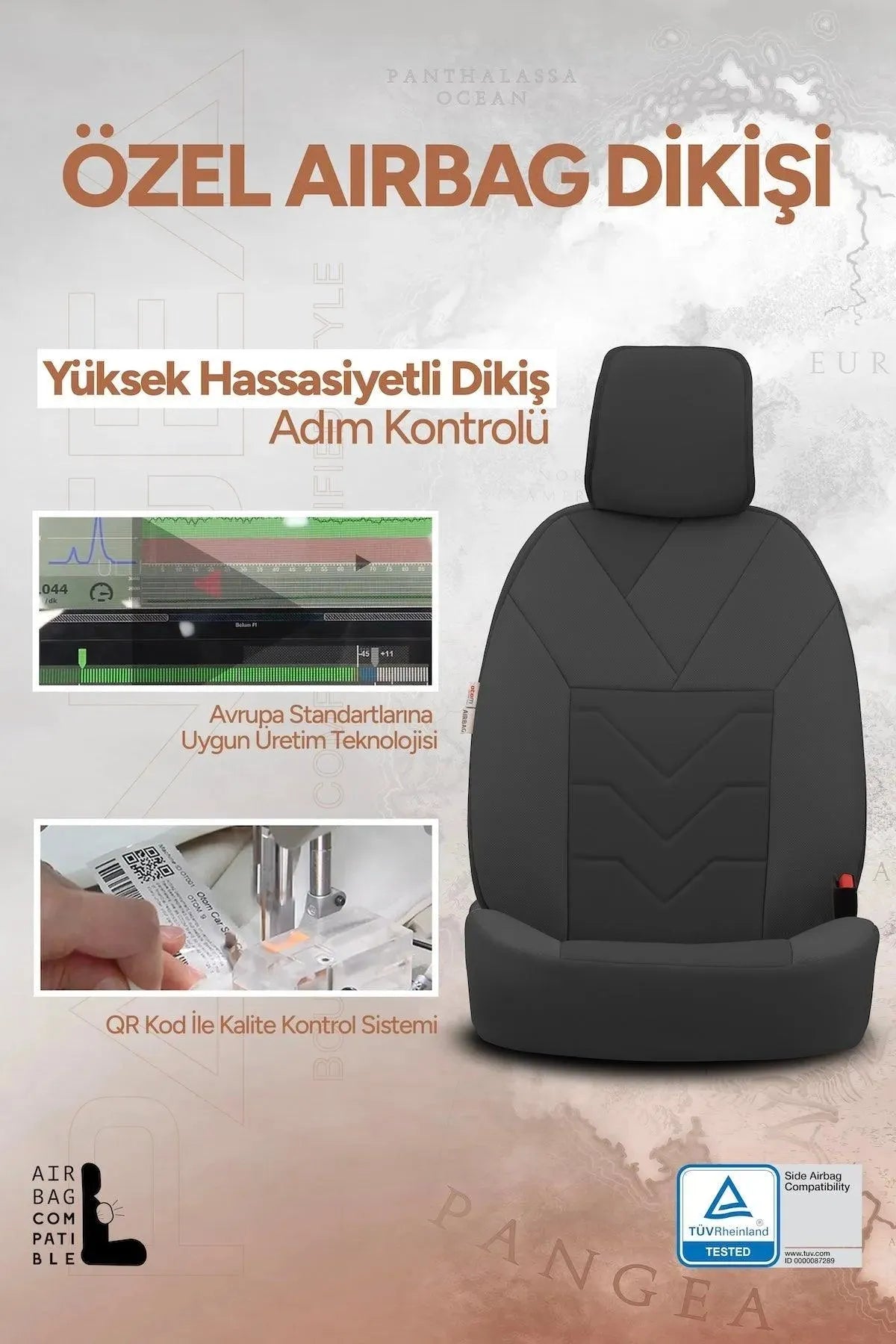 Otom Pangea Design Oto Koltuk Kılıfı - OtomBayi