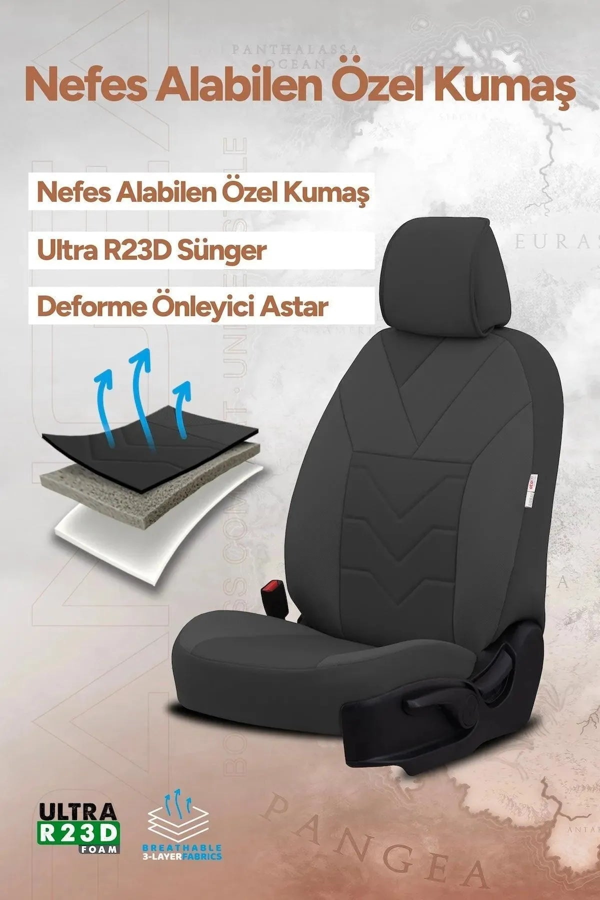Otom Pangea Design Oto Koltuk Kılıfı - OtomBayi