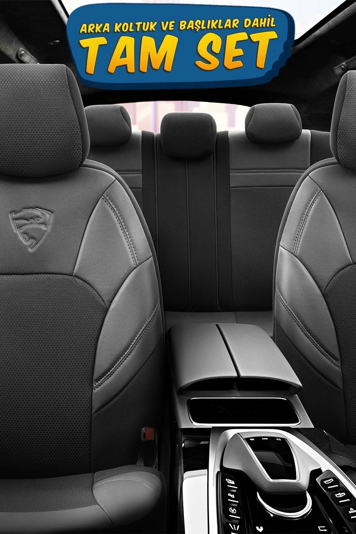 Otom Phantom Design Premium Yeni Nesil Oto Koltuk Kılıfı Tam Set - OtomBayi
