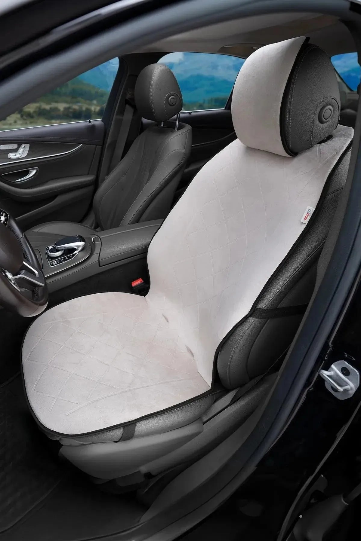 Otom Premium Koruyucu Oto Koltuk Minderi Yüksek Kalite Süet - OtomBayi