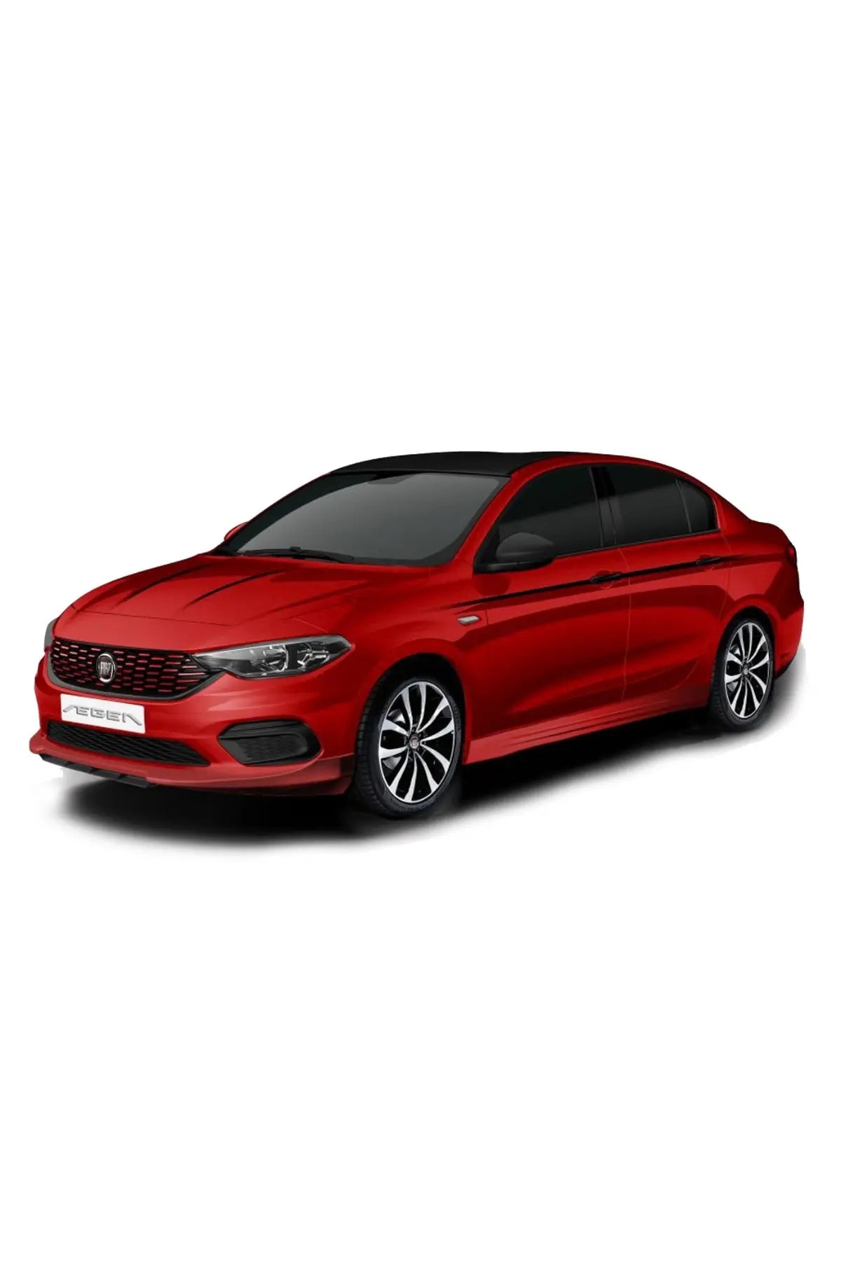 Fiat Egea 2015 Sonrası Araca Özel Koltuk Kılıfı  Paris Design Siyah Füme Noktalı Siyah Gri