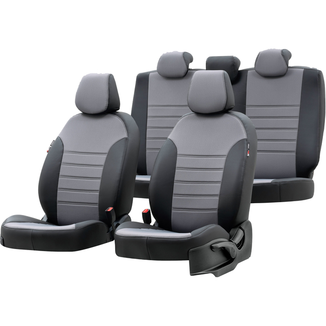 Otom Seat Alhambra 1996-2010 Özel Üretim Koltuk Kılıfı Paris Design Gri - 1