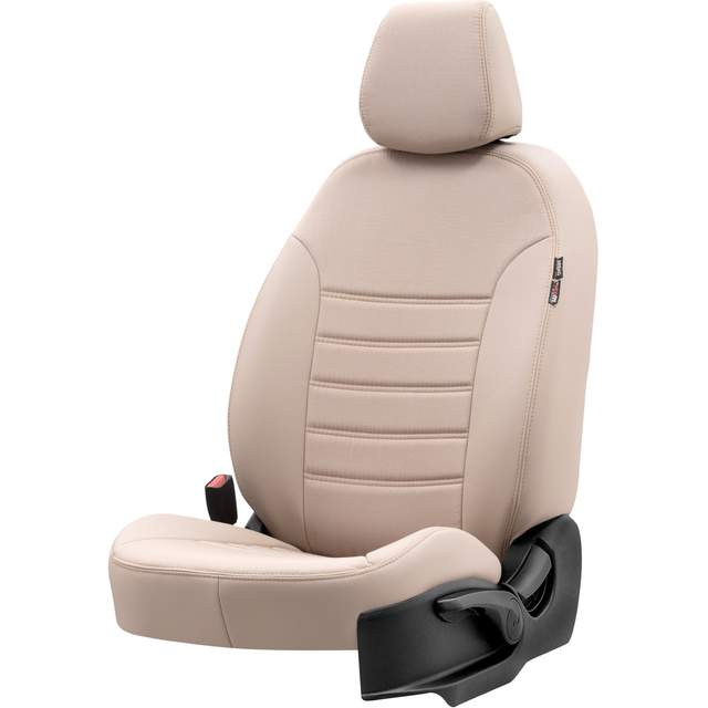 Otom Seat Alhambra 1996-2010 Özel Üretim Koltuk Kılıfı Paris Design Bej - 2