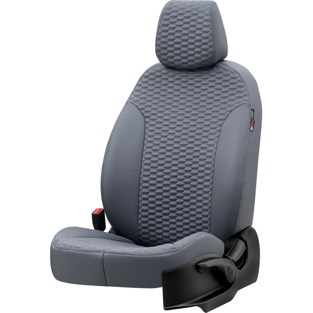 Otom Seat Alhambra 1996-2010 Özel Üretim Koltuk Kılıfı Tokyo Design Deri Füme - 2