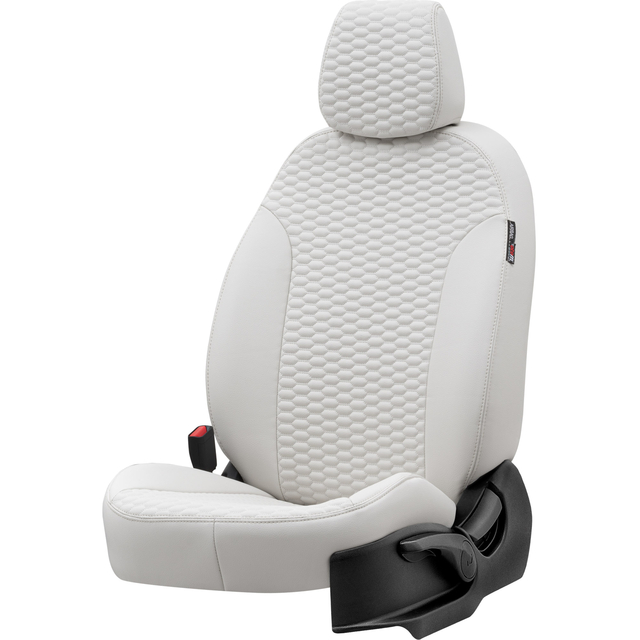 Otom Seat Alhambra 1996-2010 Özel Üretim Koltuk Kılıfı Tokyo Design Deri Fildişi - 2