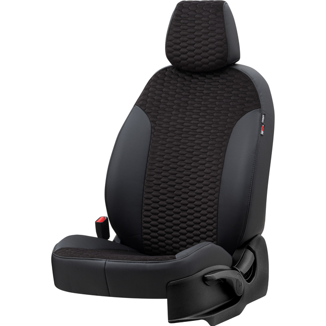 Otom Seat Alhambra 1996-2010 Özel Üretim Koltuk Kılıfı Tokyo Design Tay Tüyü Siyah - 2