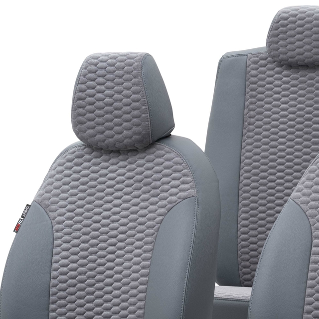 Otom Seat Alhambra 1996-2010 Özel Üretim Koltuk Kılıfı Tokyo Design Tay Tüyü Füme - 4