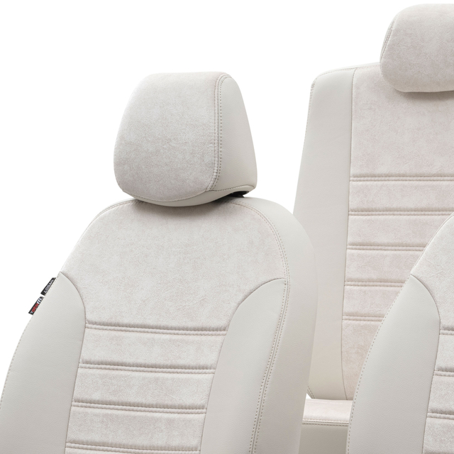 Otom Seat Altea XL 2004-2015 Özel Üretim Koltuk Kılıfı Milano Design Fildişi - 4