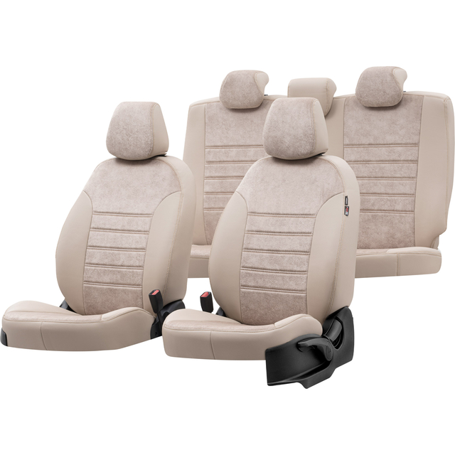 Otom Seat Cordoba 2003-2009 Özel Üretim Koltuk Kılıfı Milano Design Bej - 1