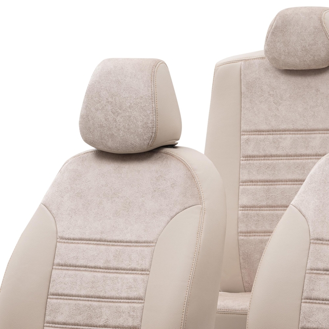 Otom Seat Cordoba 2003-2009 Özel Üretim Koltuk Kılıfı Milano Design Bej - 4