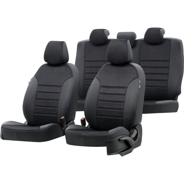 Otom Seat Cordoba 2003-2009 Özel Üretim Koltuk Kılıfı Milano Design Siyah - 1