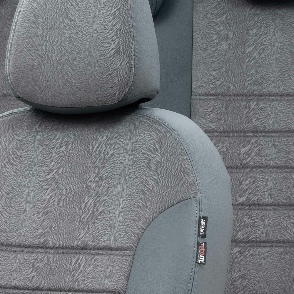 Otom Toyota Prius 2015-Sonrası 6+1 (7 Kişi) Özel Üretim Koltuk Kılıfı London Design Füme - 3